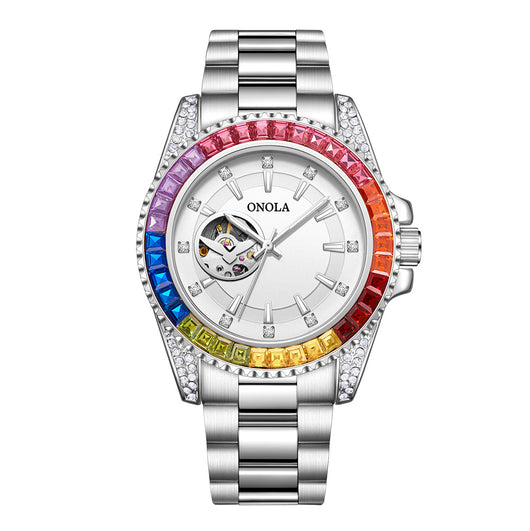 Reloj Automático para Hombre con Correa de Acero Inoxidable Macizo - Image 5