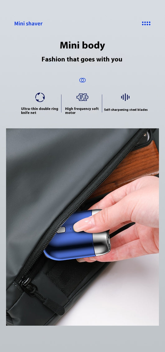 Afeitadora Eléctrica Portátil Recargable para Hombre - Image 13