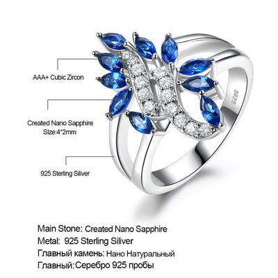 Anillo de Personalidad Floral Cóctel Romántico - Image 7