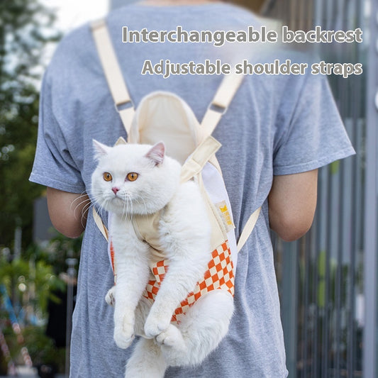 Mochila Transportadora Portátil para Gatos - Pet Chest Go Out