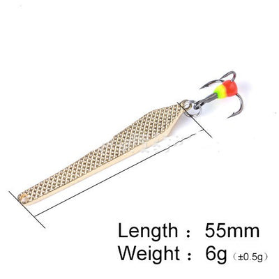 Cebo Metálico Brillante para Pesca en Hielo - Señuelo Giratorio de Alto Rendimiento - Image 9