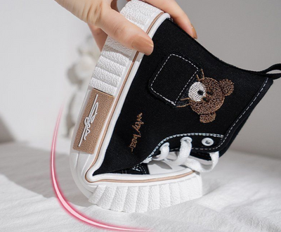 Zapatillas Altas para Mujer con Bolsillos y Diseño Oso - Image 12