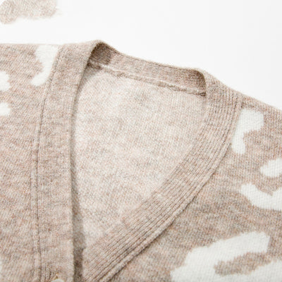 Cardigan Tejido Cuello V Otoño Invierno para Mujer - Image 8