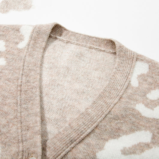 Cardigan Tejido Cuello V Otoño Invierno para Mujer - Image 8