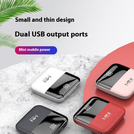 Batería Portátil con Pantalla Digital, Carga Rápida y Diseño Ultraligero