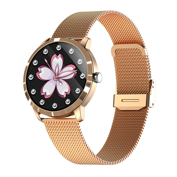 Reloj Inteligente para Mujer con Monitor de Ritmo Cardíaco, Oxígeno y Ciclo Menstrual