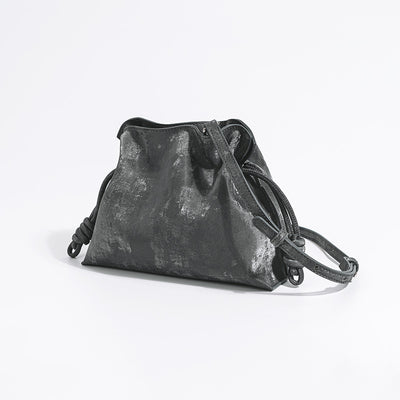 Bolsa de la Suerte con Cordón de Satén y Cuero Genuino - Image 5