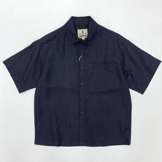 Camisa Retro Japonesa de Lino y Algodón de Manga Corta con Dobladillo Plano - Image 8