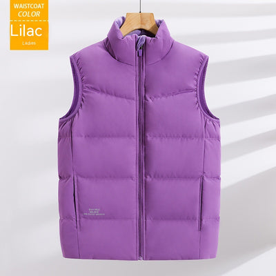 Chaleco Acolchado Talla Grande con Cuello Mao - Image 6
