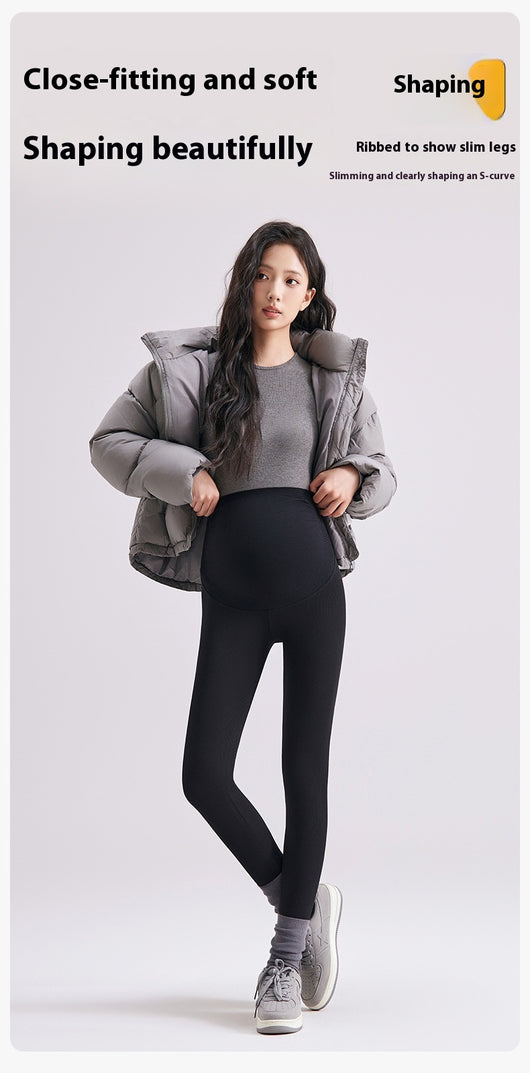 Leggings Térmicos Elásticos para Embarazo Talla Grande - Image 13