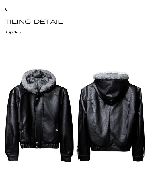Abrigo de Invierno para Hombre con Forro Polar y Cuello de Piel - Image 14