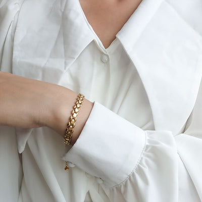 Pulsera Chapada en Oro 18K - Estilo Europeo y Americano - Image 10