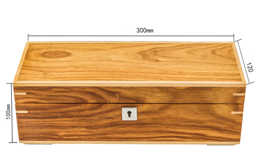 Joyero de Madera de Palisandro con Doble Compartimento y Cerradura de Seguridad - Image 8