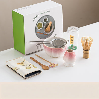 Batidor de Bambú Tradicional para Matcha - Set Completo Ceremonia del Té Estilo Dinastía Song - Image 9
