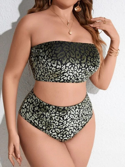 Bikini Talle Grande Cintura Alta con Abertura Lateral - Image 12