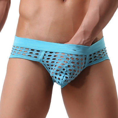 Bóxer Transparente Mesh Triangular Woxuan - Diseño Sensual para Hombre - Image 4