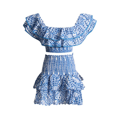Blusa Corta de Madera Estilo Francés con Temperamento - Image 8