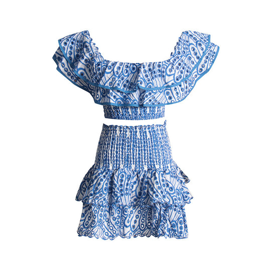 Blusa Corta de Madera Estilo Francés con Temperamento - Image 8