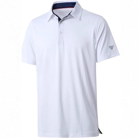 Polo de Golf Hombre Elegante con Cuello Solapa - Secado Rápido y Transpirable