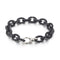 Basic Estilo Graphite Plateado Bracelet XBRBO00075