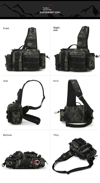 Bolsa de Pesca Multifuncional Impermeable para Aventuras al Aire Libre - Image 12