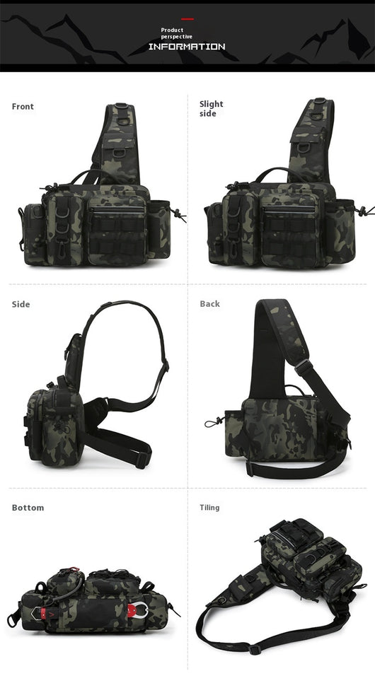 Bolsa de Pesca Multifuncional Impermeable para Aventuras al Aire Libre - Image 12