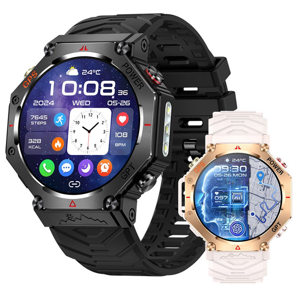 Reloj Inteligente Deportivo con GPS y Llamadas Bluetooth