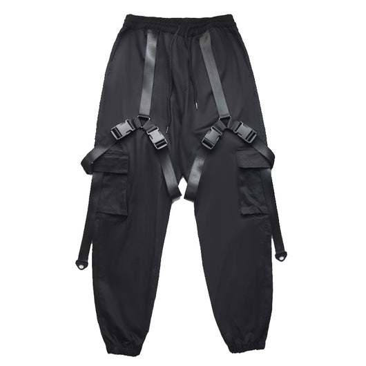 Pantalones Funcionales Holgados para Hombre - Comodidad y Estilo - Image 8
