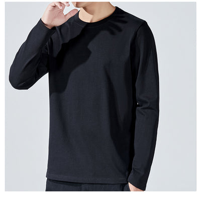 Camiseta Manga Larga Básica de Algodón para Hombre - Image 15