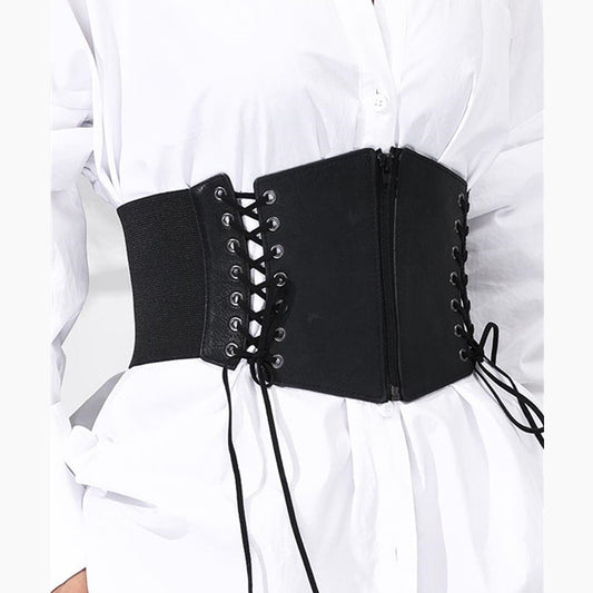 Cinturón Trenzado Decorativo para Suéter y Camisas de Cuero
