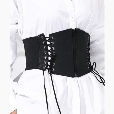 Cinturón Trenzado Decorativo para Suéter y Camisas de Cuero