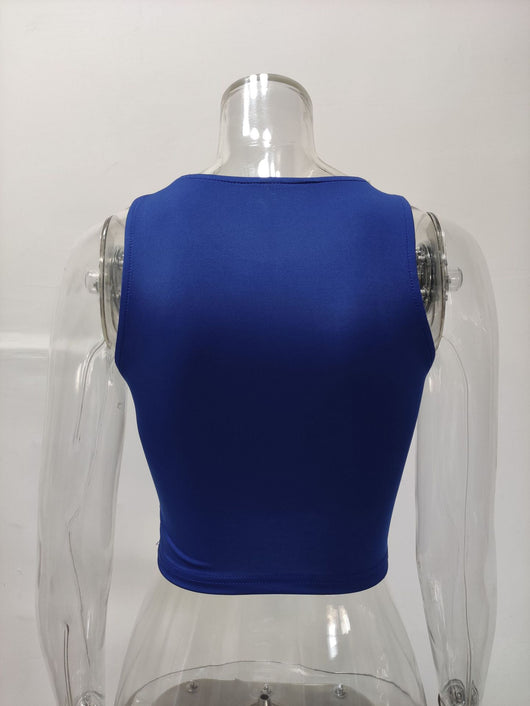 Musculosa Deportiva Cuello Redondo Estilo Europeo y Americano - Image 18