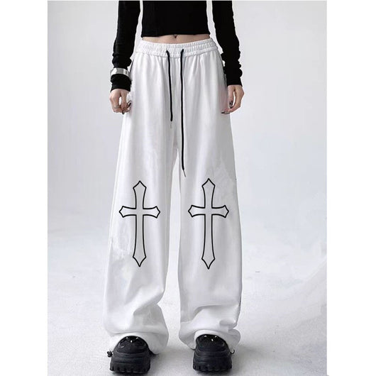 Pantalón Deportivo Cintura Alta con Cordón Estilo Hot Girl Hiphop - Image 4