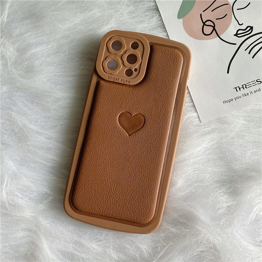 Funda para Celular de Cuero Sintético con Relieve Love - Image 2