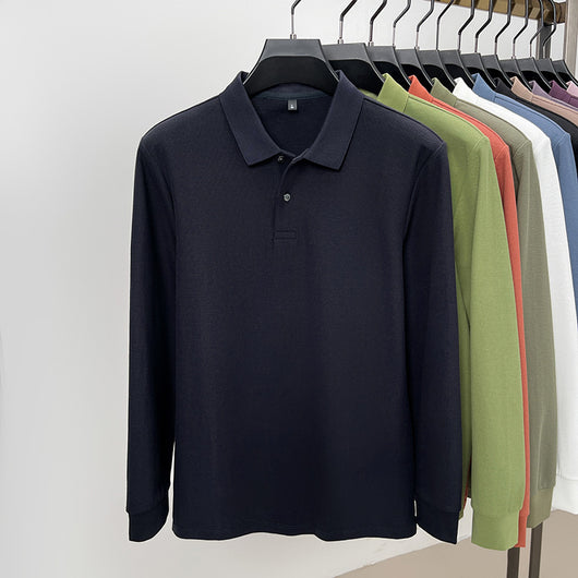Camisa Polo Ejecutiva Manga Larga con Solapa - Image 35