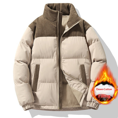 Abrigo Acolchado Unisex de Cuello Alto para Invierno - Image 2