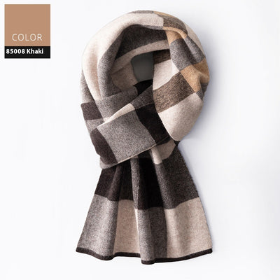 Bufanda Cuadros para Hombre Reversible - Abrigo Invierno Doble Cara - Image 21
