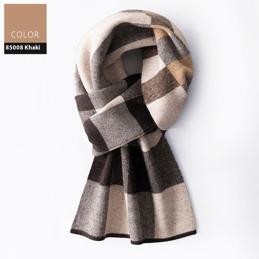 Bufanda Cuadros para Hombre Reversible - Abrigo Invierno Doble Cara - Image 21