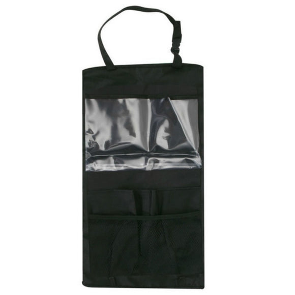 Organizador de Asiento Trasero para Auto - Bolsa Multifuncional Compatible con iPad y Apple