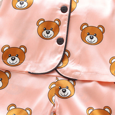 Pijama de Manga Larga Color Sólido para Otoño - Image 26