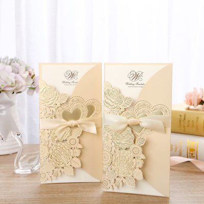 Invitación de Boda Estilo Chino con Cinta Vertical - Image 5