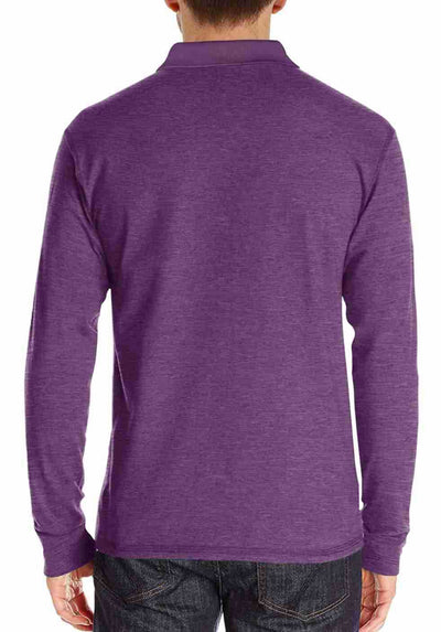 Camiseta Térmica de Cuello Solapa Manga Larga para Hombre - Image 18