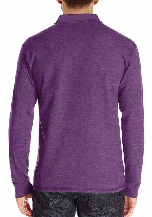 Camiseta Térmica de Cuello Solapa Manga Larga para Hombre - Image 18