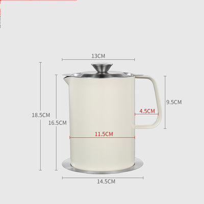 Recipiente Filtrador de Aceite Acero Inoxidable Gran Capacidad con Tapa - Image 11