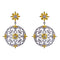 Aretes de Circonita Retro Exagerados - Diseño Vintage