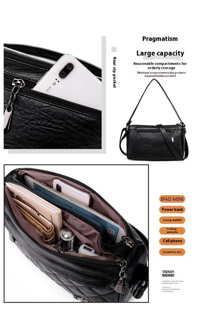 Bolso Bandolera de Cuero PU Texturizado Suave - Image 32