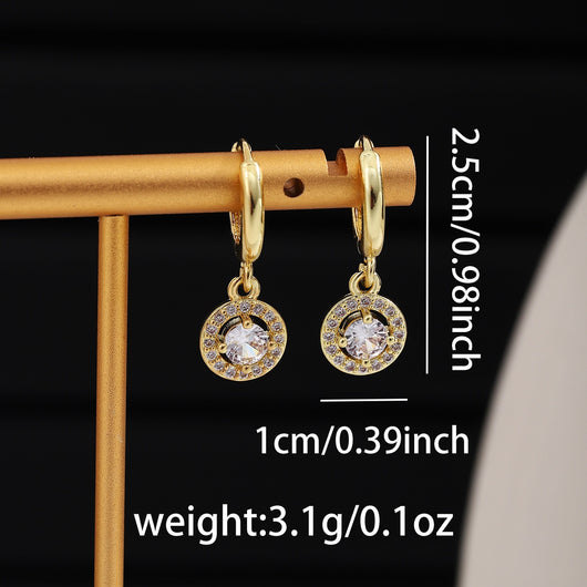 Aretes de Diamante Euro-Americanos - Image 3