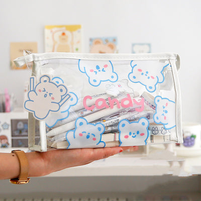 Estuche Organizador Transparente de Gran Capacidad Estilo Japonés - Image 21