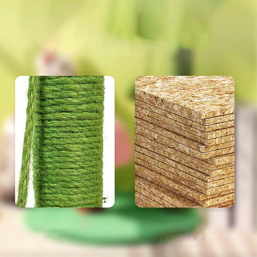 Torre Rascador para Gatos con Columna de Sisal y Juego de Cactus - Image 16