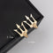 British Personality High End Badge Coat Windbreaker Pin Golden trumpet8277